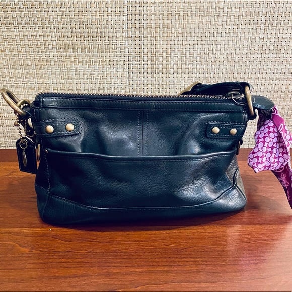 SOLD🌟2xHP🌟Coach Legacy 65th Anniversary Black Vachetta Leather Bag - Picture 14 of 16